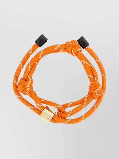Miu Miu Nastro Bracelet In Orange