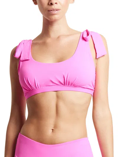 Hanky Panky Scoop Neck Swim Top In Pink