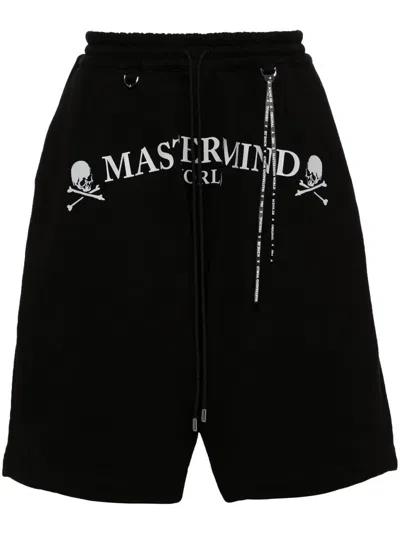 Mastermind Japan Easy Logo-print Track Shorts In Schwarz