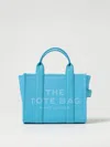 Marc Jacobs The Small Tote Bag In Grained Leather In Gnawed Blue
