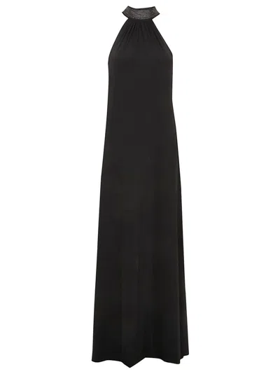 Blugirl Halterneck Maxi Dress In Black