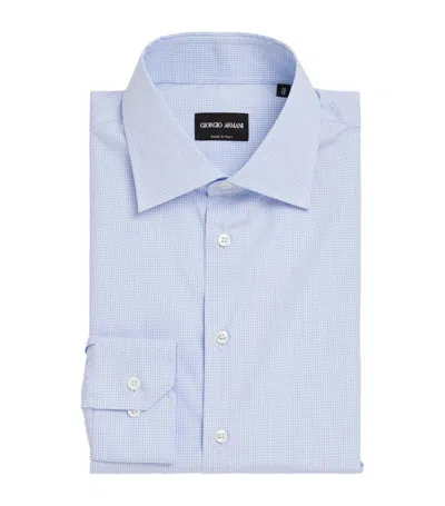 Giorgio Armani Cotton Formal Shirt In Multi