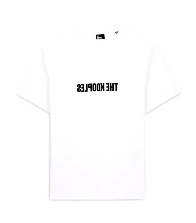The Kooples Cotton Logo T-shirt In White