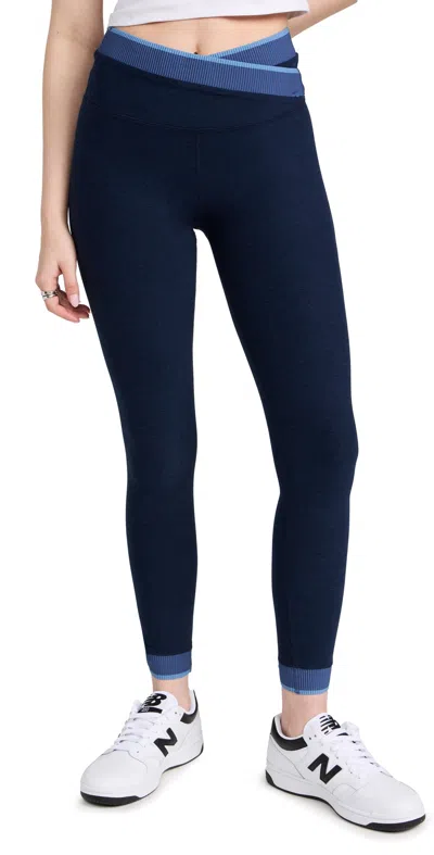 Beyond Yoga Spacedye In The Mix High Waisted Midi Leggings Nocturnal Navy