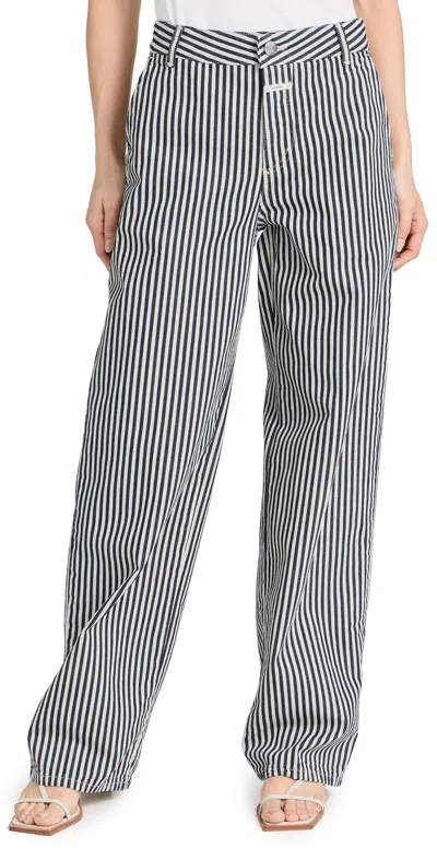 Closed Jurdy Cotton Trousers In Blue