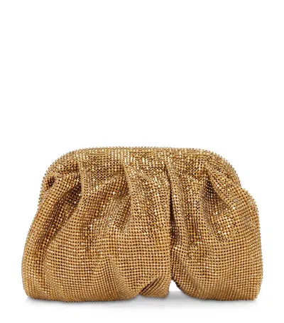 Benedetta Bruzziches Embellished Venus La Petite Clutch Bag In Gold