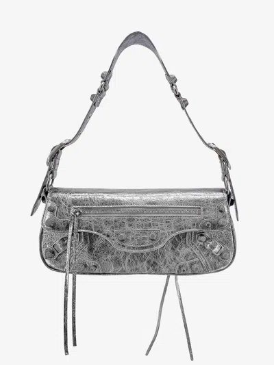 Balenciaga Le Cagole Shoulder Bag In Silver