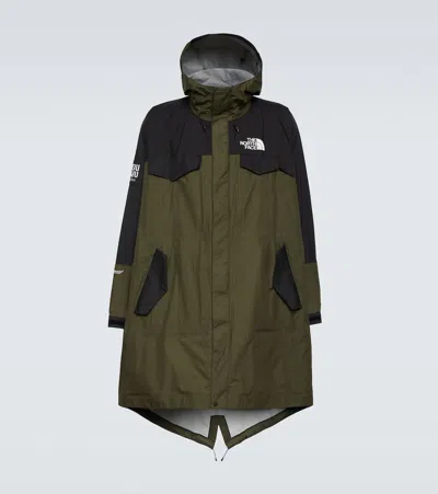 The North Face Soukuu Hike Packable Fishtail Shell Parka In Tnf Black & Forest Night