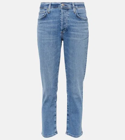 Citizens Of Humanity Emerson Mid-rise Slim Jeans In Blue