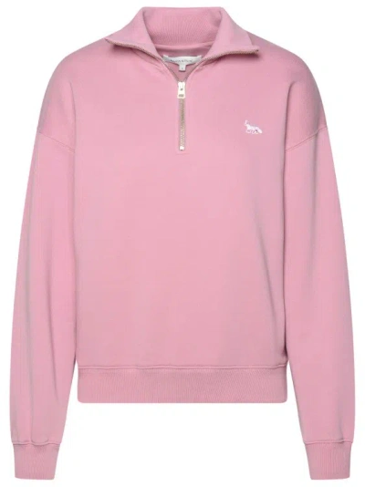 Maison Kitsuné Baby Fox Sweatshirt In Pink