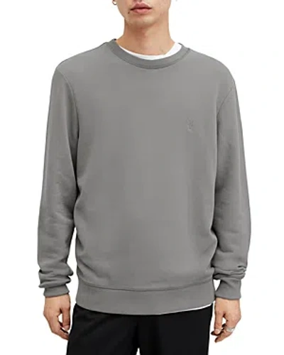 Allsaints Raven Sweatshirt In Ash Grey