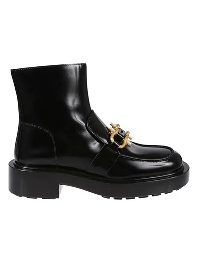 Bottega Veneta Monsieur Chunky Ankle Boots In Black