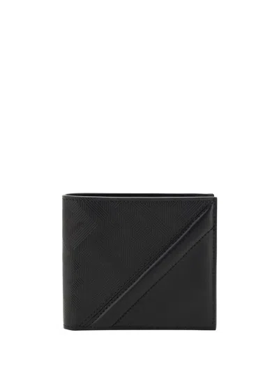 Fendi Bifold Wallet In Nero/palladio