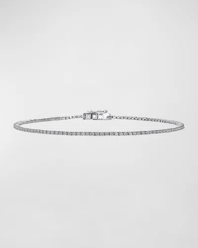 Lana Skinny Diamond Tennis Bracelet, 7"l In White