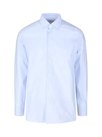 Laboratorio Del Carmine Cotton Shirt In Azzurro
