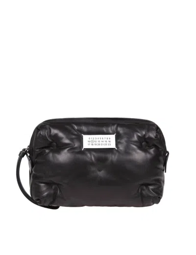 Maison Margiela Shoulder Bag In Quilted Leather In Black