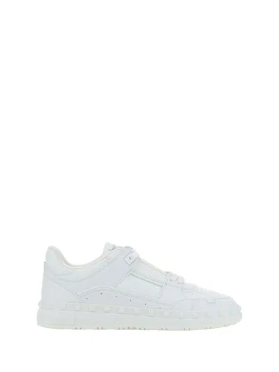 Valentino Garavani Sneakers In Bianco/bianco/bianco/bianco