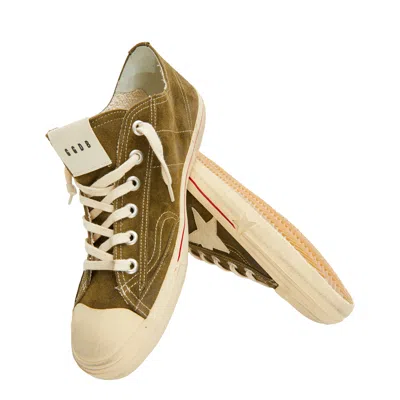 Golden Goose V-star 2 Suede Upper And Star Foxing Line Sneakers In Brown