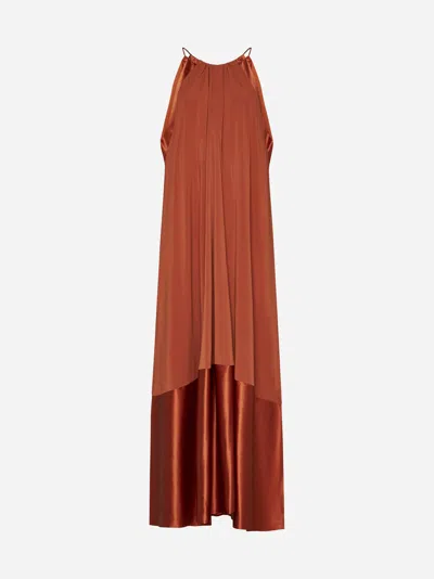 Max Mara Samaria Maxi Dress In Orange