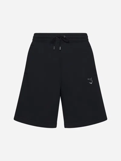 Maison Kitsuné Bermuda Shorts In Black