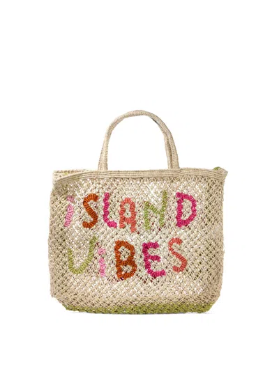 The Jacksons Women's Island Vibes S Beach Bag Pink In Neutral