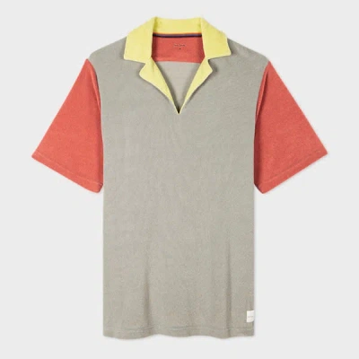 Paul Smith Gray Lounge Polo In 33 Greens