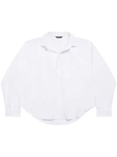 Balenciaga Cotton Shirt In White