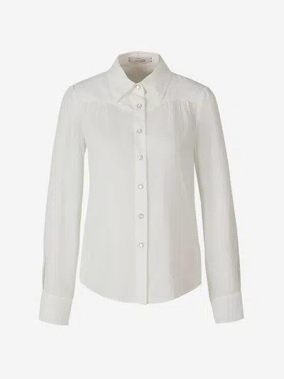 Dorothee Schumacher Denim Inspired Shirt In White