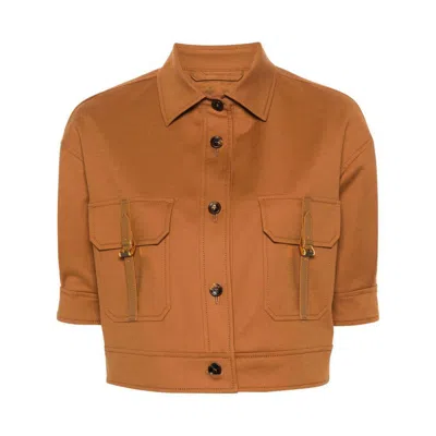 Max Mara Shirts In Brown