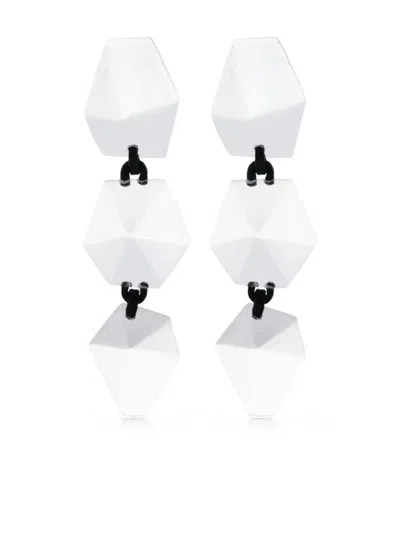 Monies Lumen Earring Accessories In Leather Acrylic