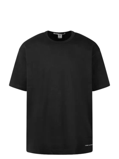 Comme Des Garçons Cotton T-shirt In Black