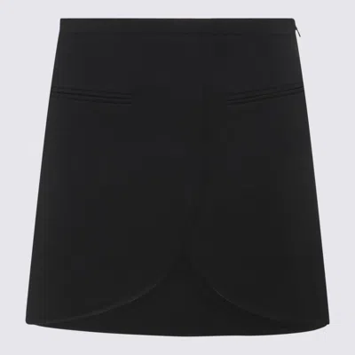Courrèges Mini Skirt "ellipse Heritage" In 블랙