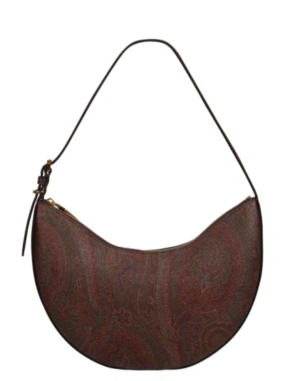 Etro Medium  Essential Hobo Bag In Brown