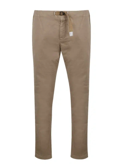 White Sand Man Pants Camel Size 36 Cotton In Brown