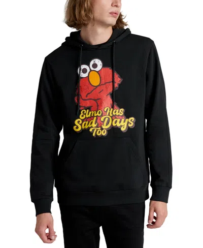 Kenneth Cole Sesame Street Slim Fit Elmo Hoodie In Black