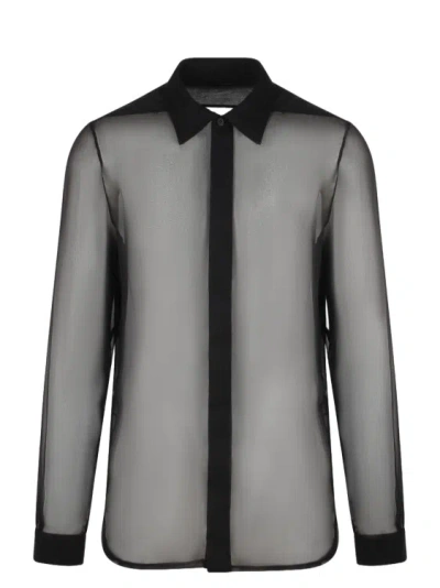 Rick Owens Office Shirt In Black