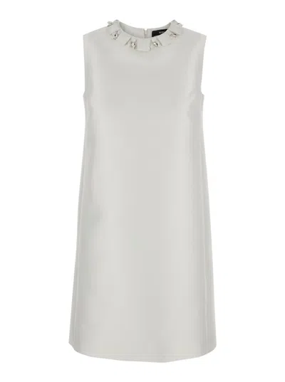 Versace Look1 Dress In White