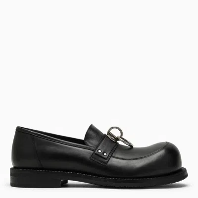 Martine Rose Loafer With Ring Detail In Black