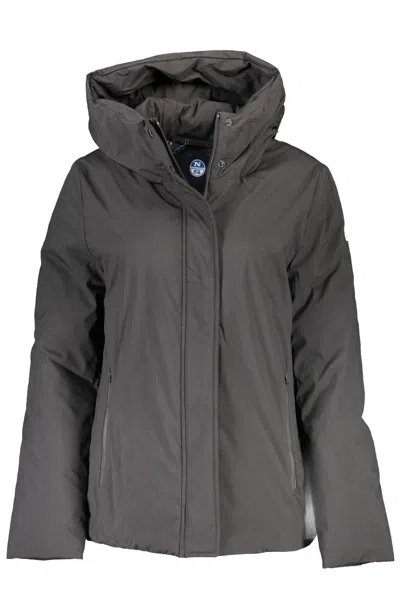 North Sails Polyester Jackets & Women's Coat In Black