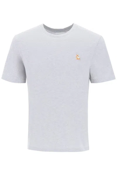 Maison Kitsuné Gray Chillax Fox T-shirt In Grey