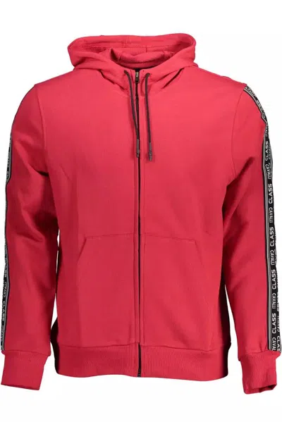 Cavalli Class Pink Cotton Jumper In Red