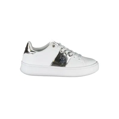 U.s. Polo Assn White Polyester Trainer