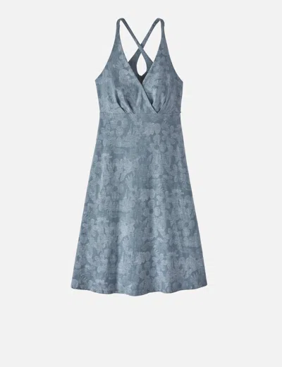Patagonia Women's Amber Dawn Channeling Spring Dress In Grey