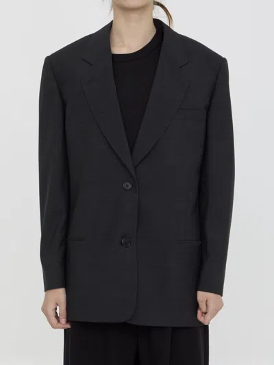 The Row Marina Jacket In Grey