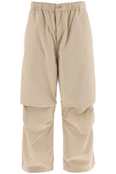 Carhartt Wide-leg Judd Pants In Beige