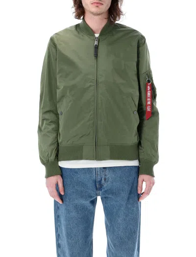 Alpha Industries Ma-1 Tt Jacket In Sage Green