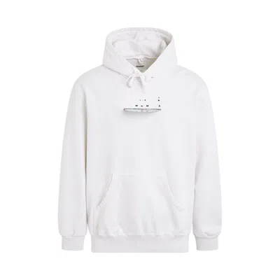 Doublet Cd-r Embroidery Hoodie In White