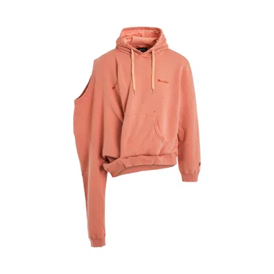 Doublet Ai Image Generated Mistake Hoodie In Pink