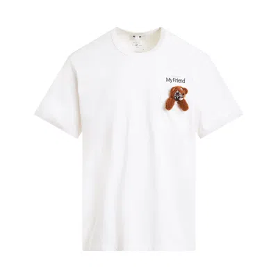 Doublet Teddy Bear Cotton T-shirt In White