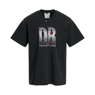Doublet D. B. Logo Embroidery T-shirt In Black